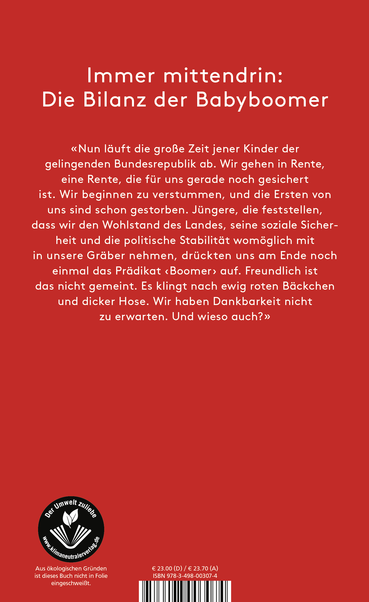 Rückseitencover Große Erwartungen