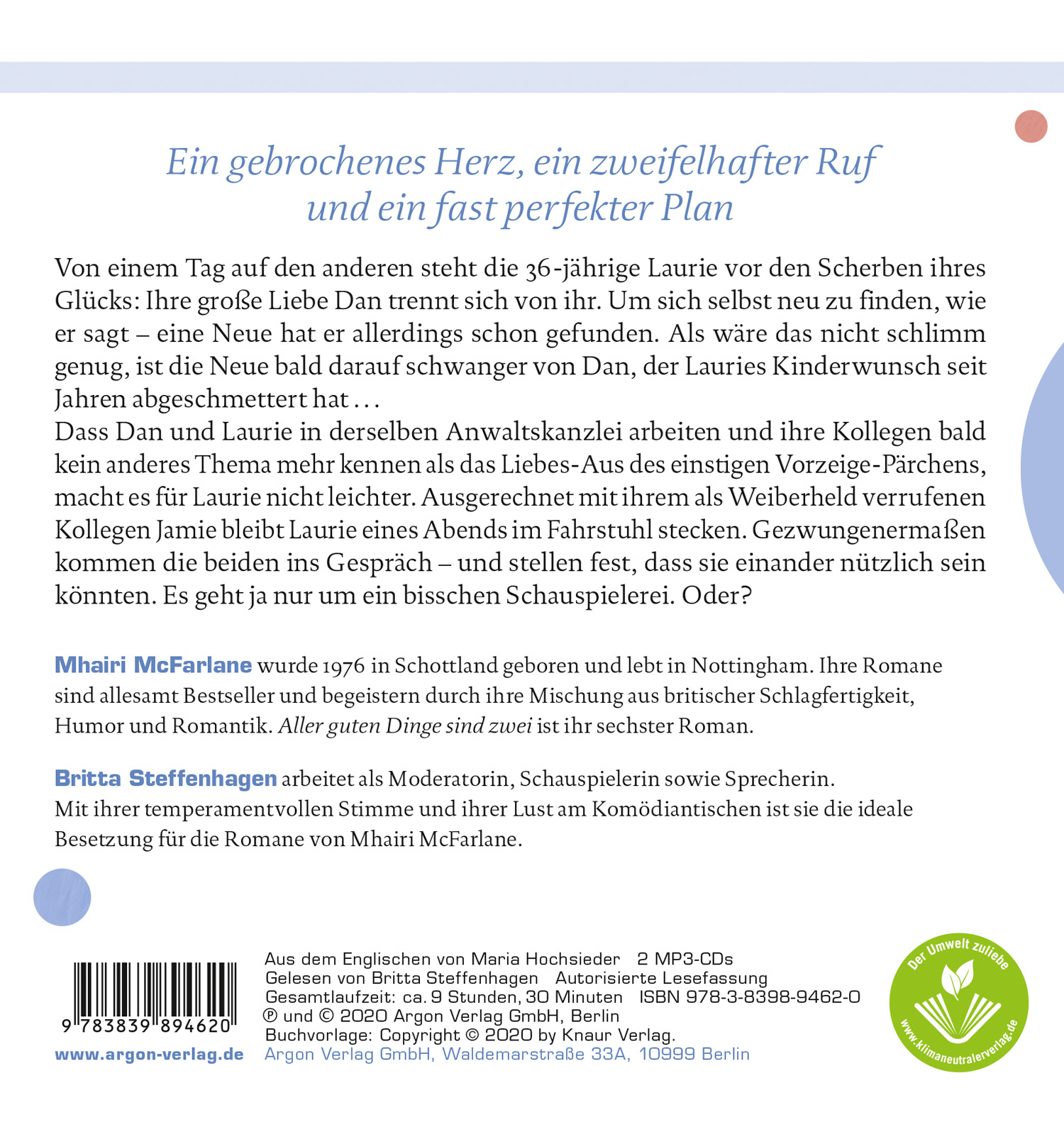 Rückseitencover Aller guten Dinge sind zwei