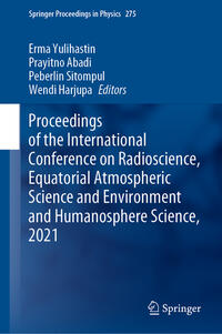 Vorderes Coverbild Proceedings of the International Conference on Radioscience, Equatorial Atmospheric Science and Environment and Humanosphere Science, 2021