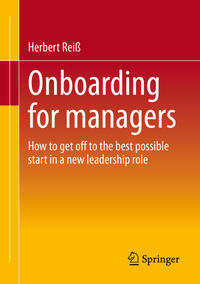 Vorderes Coverbild Onboarding for managers