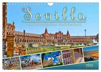 Vorderes Coverbild Sevilla, andalusische Schönheit (Wandkalender 2025 DIN A4 quer), CALVENDO Monatskalender
