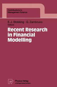 Vorderes Coverbild Recent Research in Financial Modelling