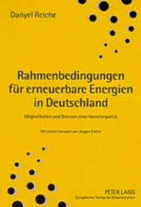 Vorderes Coverbild Rahmenbedingungen für erneuerbare Energien in Deutschland