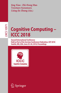 Vorderes Coverbild Cognitive Computing – ICCC 2018