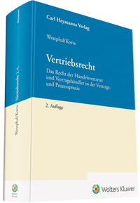 Vorderes Coverbild Praxishandbuch Vertriebsrecht