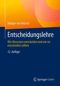 Vorderes Coverbild Entscheidungslehre