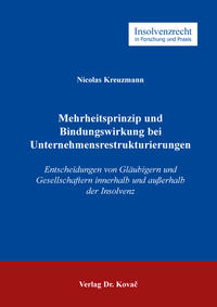 Vorderes Coverbild Mehrheitsprinzip und Bindungswirkung bei Unternehmensrestrukturierungen