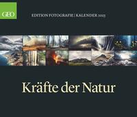 Vorderes Coverbild GEO Edition - Kräfte der Natur 2025, 70x60cm, Posterkalender mit spektakulären Kräften der Elemente, inklusive 12 Motive als Postkarten zum Heraustrennen