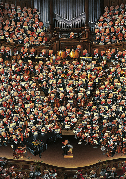 Beispielinhalt (Bild) Orchestra Puzzle