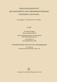 Vorderes Coverbild Verschleißverhalten hartverchromter Schmiedegesenke im Auftage des Fachverbandes Gesenkeschmieden, Hagen i. W.