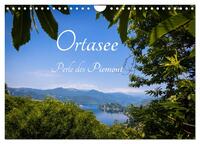 Vorderes Coverbild Ortasee - Perle des Piemont (Wandkalender 2025 DIN A4 quer), CALVENDO Monatskalender