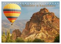 Vorderes Coverbild Ballonfahrt in Kappadokien (Tischkalender 2025 DIN A5 quer), CALVENDO Monatskalender