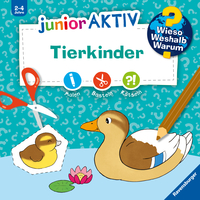 Vorderes Coverbild Wieso? Weshalb? Warum? junior AKTIV - Tierkinder