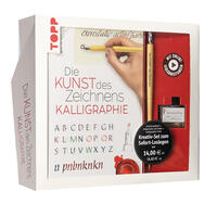 Vorderes Coverbild Kreativ-Set Die Kunst des Zeichnens Kalligraphie