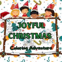 Vorderes Coverbild Joyful Christmas Coloring Adventure