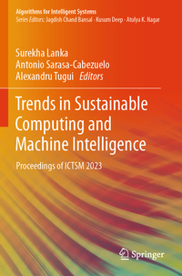 Vorderes Coverbild Trends in Sustainable Computing and Machine Intelligence