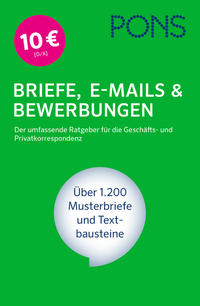 Vorderes Coverbild PONS Briefe, E-Mails & Bewerbungen