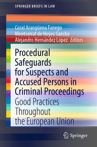 Vorderes Coverbild Procedural Safeguards for Suspects and Accused Persons in Criminal Proceedings