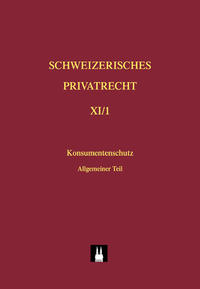Vorderes Coverbild Bd. X: Konsumentenschutz im Privatrecht