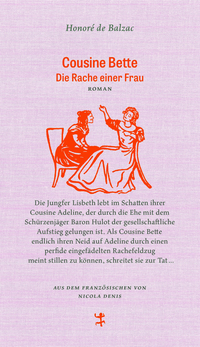 Vorderes Coverbild Cousine Bette