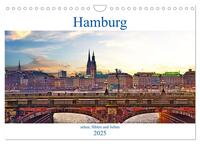 Vorderes Coverbild Hamburg sehen, fühlen und lieben (Wandkalender 2025 DIN A4 quer), CALVENDO Monatskalender