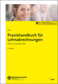 Vorderes Coverbild Praxishandbuch für Lohnabrechnungen