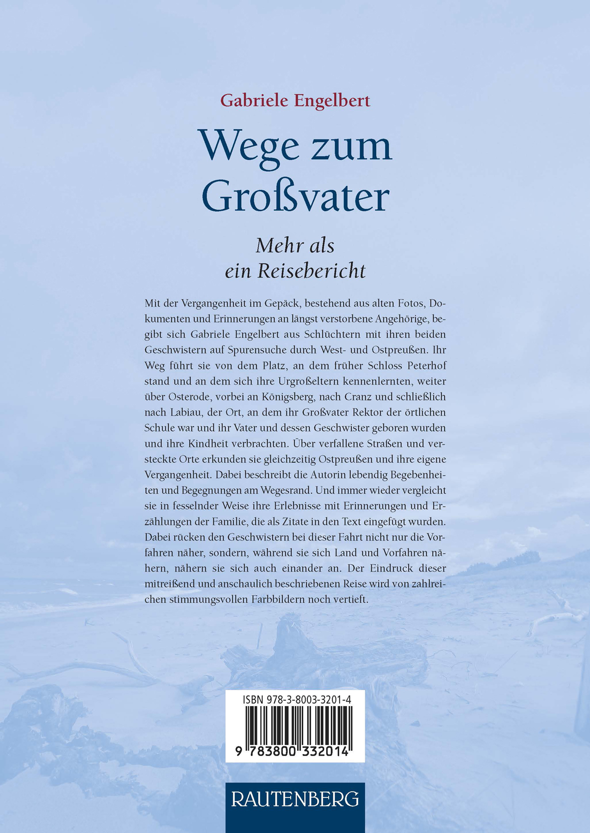 Rückseitencover Wege zum Großvater