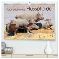 Vorderes Coverbild Faszination Afrika: Flusspferde (hochwertiger Premium Wandkalender 2025 DIN A2 quer), Kunstdruck in Hochglanz