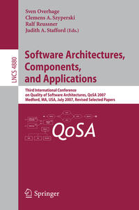 Vorderes Coverbild Software Architectures, Components, and Applications