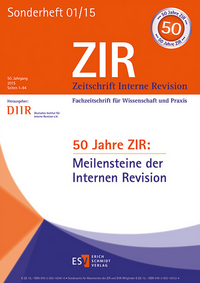 Vorderes Coverbild 50 Jahre ZIR: Meilensteine der Internen Revision