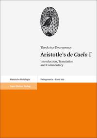 Vorderes Coverbild Aristotle's "de Caelo" III