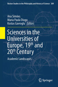 Vorderes Coverbild Sciences in the Universities of Europe, Nineteenth and Twentieth Centuries