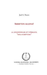 Vorderes Coverbild Skriften allena?