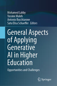 Vorderes Coverbild General Aspects of Applying Generative AI in Higher Education