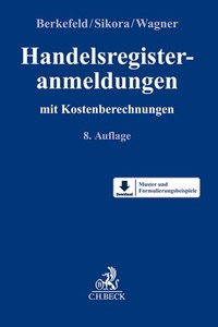Vorderes Coverbild Handelsregisteranmeldungen