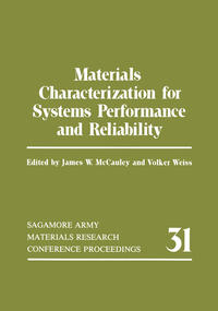 Vorderes Coverbild Materials Characterization for Systems Performance and Reliability