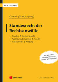 Vorderes Coverbild Standesrecht der Rechtsanwälte