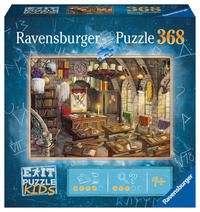 Vorderes Coverbild Kinderpuzzle 368 Teile - EXIT Puzzle Kids In der Zauberschule