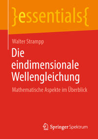 Vorderes Coverbild Die eindimensionale Wellengleichung