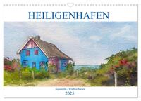 Vorderes Coverbild Heiligenhafen in Aquarell (Wandkalender 2025 DIN A3 quer), CALVENDO Monatskalender