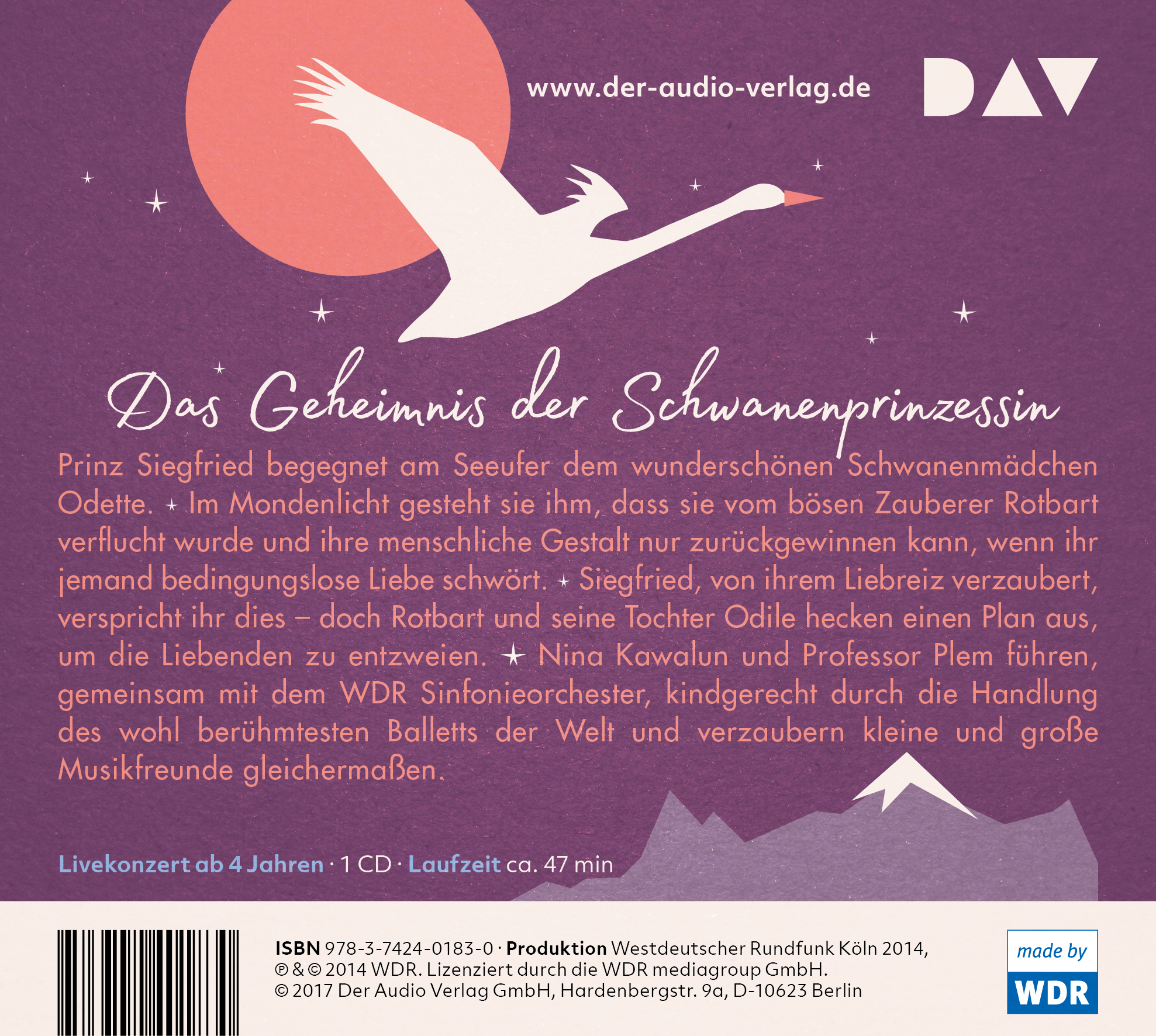 Rückseitencover Schwanensee