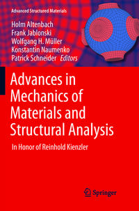 Vorderes Coverbild Advances in Mechanics of Materials and Structural Analysis