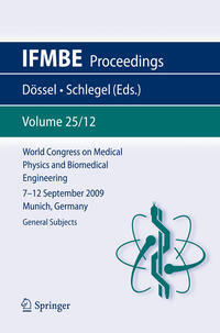 Vorderes Coverbild World Congress on Medical Physics and Biomedical Engineering September 7 - 12, 2009 Munich, Germany