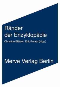 Vorderes Coverbild Ränder der Enzyklopädie