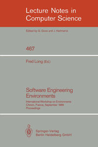Vorderes Coverbild Software Engineering Environments