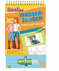 Vorderes Coverbild Bibi & Tina Wasserzauber | Finde den Fehler. Einfach mit Wasser malen