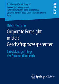 Vorderes Coverbild Corporate Foresight mittels Geschäftsprozesspatenten