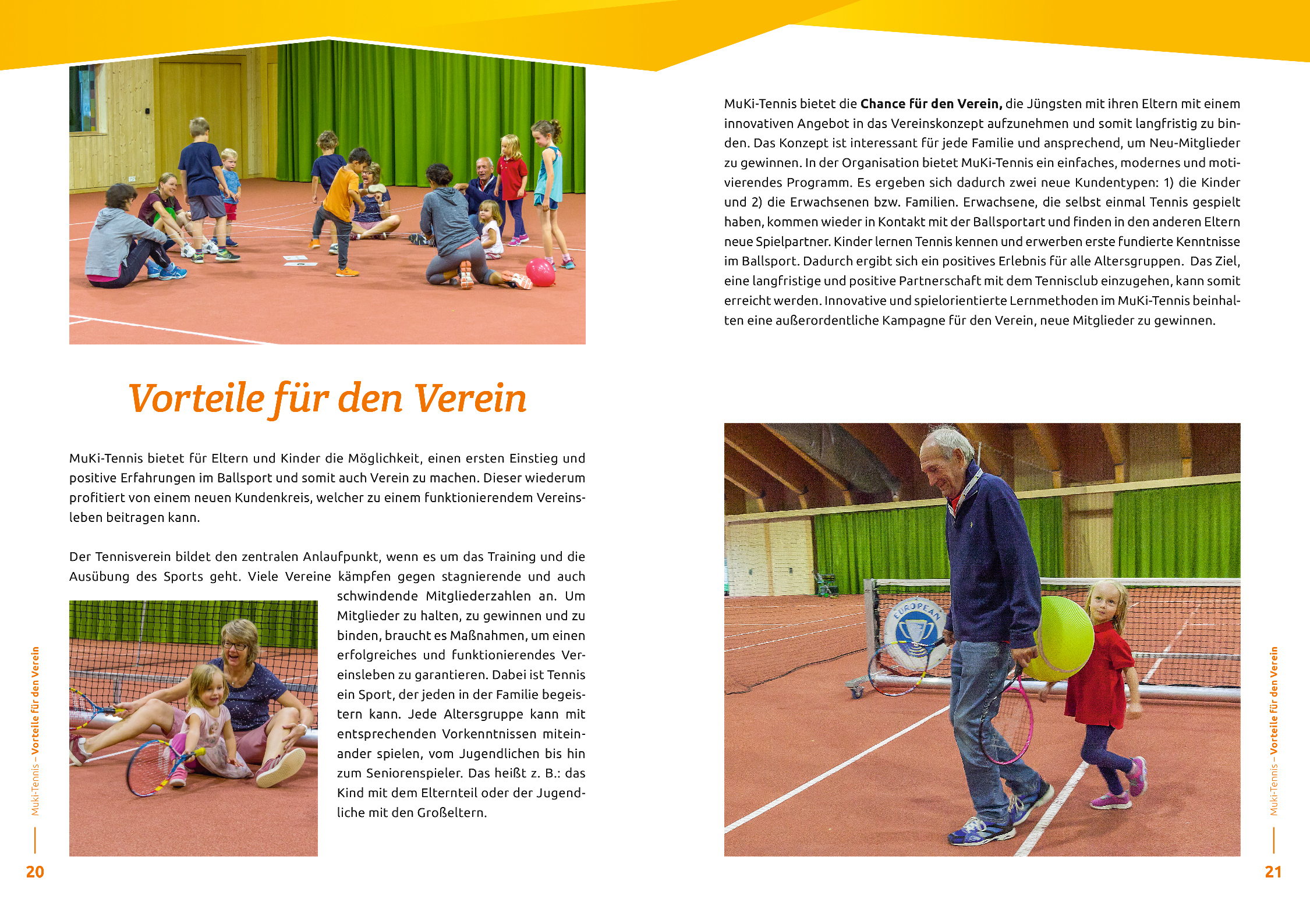 Beispielinhalt (Bild) MuKi-Tennis