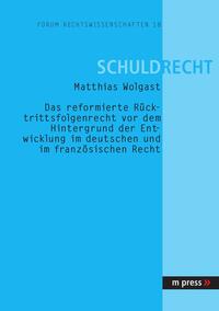 Vorderes Coverbild Das reformierte Rücktrittsfolgenrecht