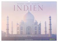 Vorderes Coverbild Indien: Menschen • Farben • Religionen (Wandkalender 2025 DIN A2 quer), CALVENDO Monatskalender